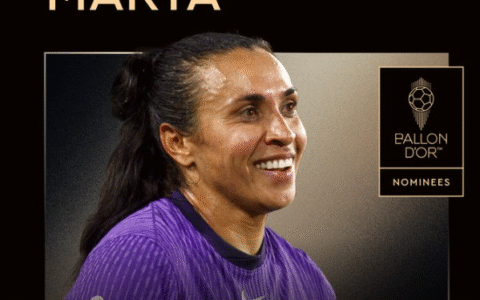 Imagem do artigo Marta volta a brilhar e é indicada à Bola de Ouro 2025