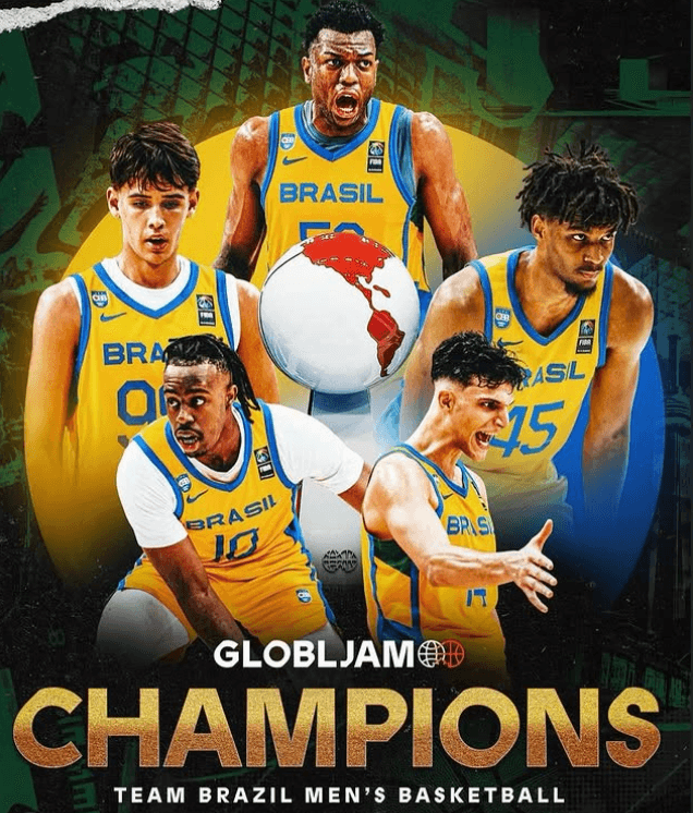 Imagem do artigo Brasil vence os EUA e conquista título no basquete sub-23