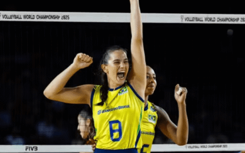 Imagem do artigo Brasil dá show no Mundial de Vôlei e avança invicto