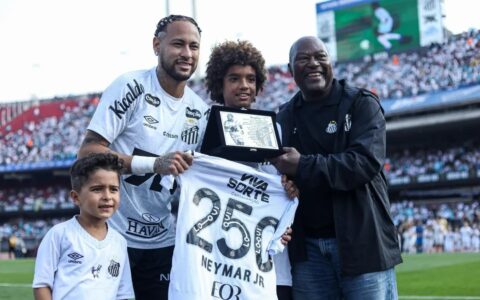 Imagem do artigo Desfalque: Santos sem Neymar contra o Bahia