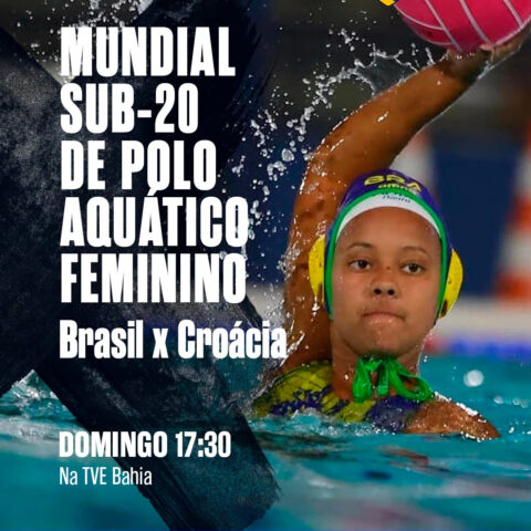 Imagem do artigo TVE transmite Brasil x Croácia no Mundial Sub-20 de Polo Aquático Feminino