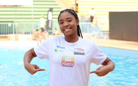 Imagem do post Bahia nos Jogos da Juventude 2025: Oriunda de políticas públicas do Estado, nadadora busca seguir carreira na categoria adulta