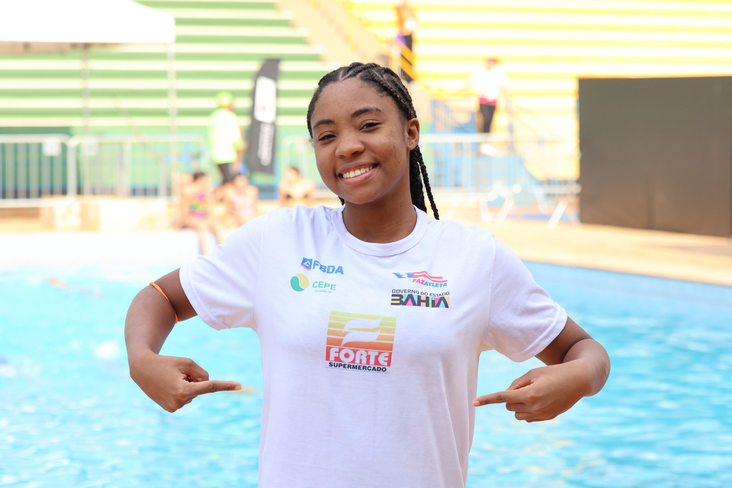 Bahia nos Jogos da Juventude 2025: Oriunda de políticas públicas do Estado, nadadora busca seguir carreira na categoria adulta