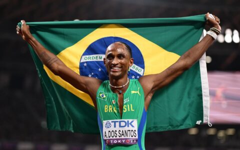 Imagem do artigo Alison dos Santos é campeão mundial após final dramática