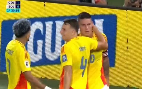 Imagem do artigo Arias brilha pela Colômbia, mas pode virar desfalque do Bahia contra o Fluminense