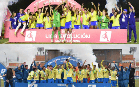 Imagem do artigo Brasil vence a Argentina em finais Sub-15 no masculino e feminino