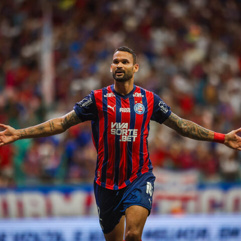 Imagem do artigo William José e Tiago celebram empate do Bahia contra o Internacional no Brasileirão