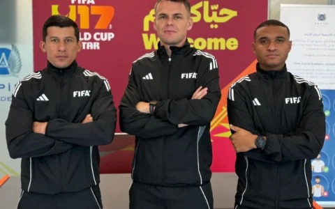 Imagem do artigo Trio de arbitragem brasileiro chega à quinta designação no Mundial Sub-17