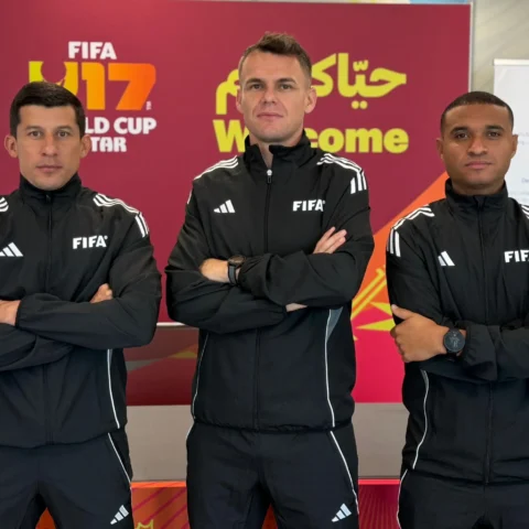Imagem do artigo Trio de arbitragem brasileiro chega à quinta designação no Mundial Sub-17