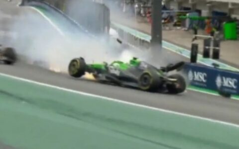 Imagem do artigo Gabriel Bortoleto escapa ileso após acidente grave na F1 em SP