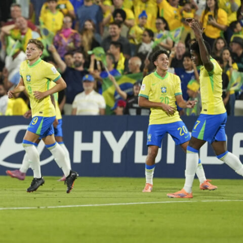 Imagem do artigo Dell marca dois gols, Ruan Pablo dá uma assistência e o Brasil está na semifinal do Mundial Sub-17
