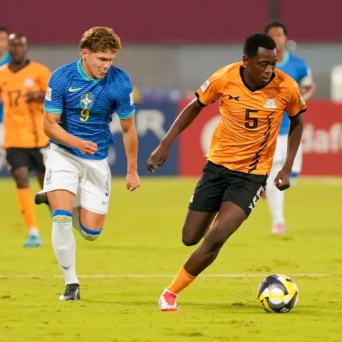 Imagem do artigo Copa do Mundo Sub-17: Com gol de Dell,  Brasil empata com Zâmbia e termina como líder do Grupo H