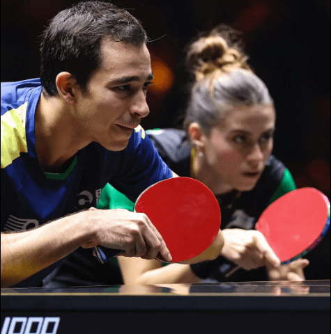 Imagem do artigo Fim do sonho: Calderano e Takahashi eliminados da WTT Finals