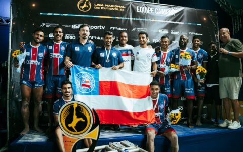 Imagem do artigo Bahia/Daten conquista vice-campeonato e alcança melhor resultado da história na Liga Nacional de Futevôlei