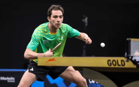 Imagem do artigo Hugo Calderano perde no detalhe e fica com bronze em Doha