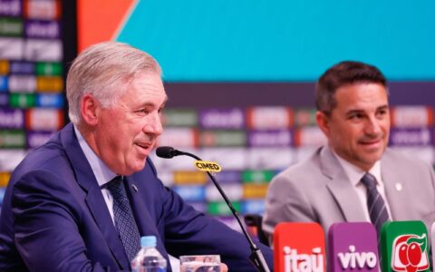 Imagem do artigo Próximo à Data Fifa, Carlo Ancelotti acompanhará jogo do Santos nesta semana