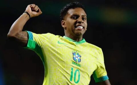 Imagem do artigo Rodrygo sofre lesão no joelho e está fora da Copa do Mundo