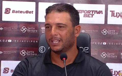 Imagem do artigo “Jogo muito aberto”: Rodrigo Ribeiro valoriza Jacuipense após queda
