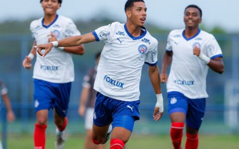 Imagem do artigo Bahia vence a primeira no Brasileirão Sub-20