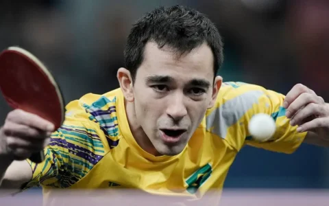 Imagem do artigo Calderano estreia com vitória na Copa do Mundo de Tênis de Mesa 2026