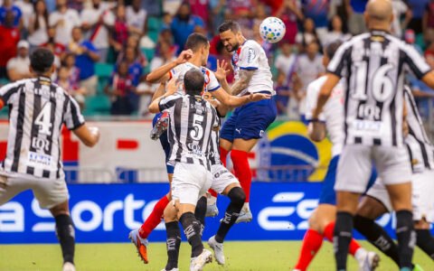 Imagem do artigo Na raça! Bahia reage na Fonte Nova e arranca empate contra o Santos