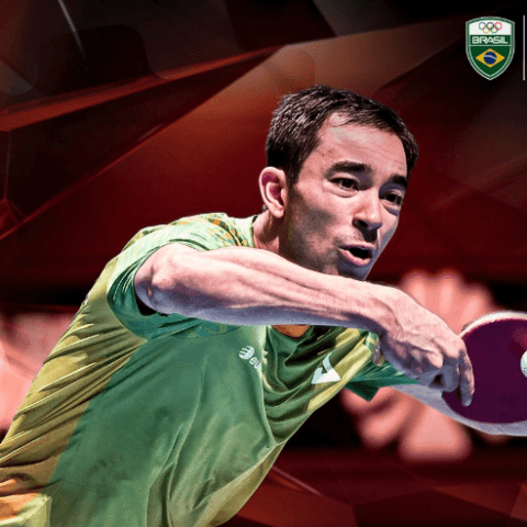 Imagem do artigo Hugo Calderano é parado por líder do ranking e fica com bronze em Macau