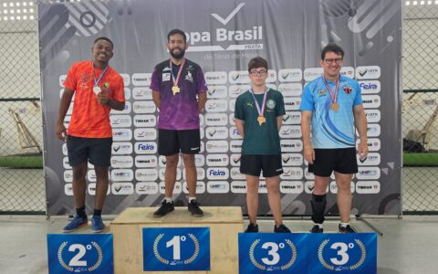 Imagem do artigo Bahia domina Copa Brasil de Tênis de Mesa e conquista 61 medalhas em Feira de Santana