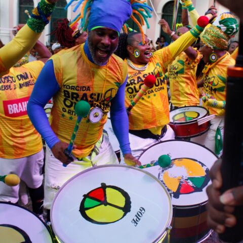 Imagem do artigo Torcida Brasil Olodum volta ao Pelourinho para acompanhar Brasil nas oitavas de final da Copa do Mundo