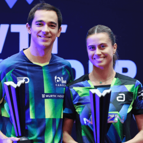 Imagem do artigo Calderano conquista o ouro, e Bruna Takahashi celebra vice nas duplas mistas