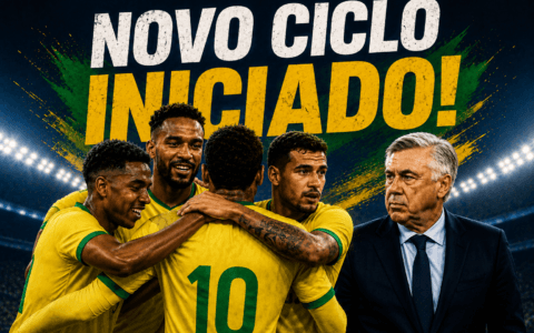 Imagem do artigo Ancelotti inicia novo ciclo da Seleção com três amistosos; veja adversários e datas