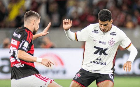 Imagem do artigo Vitória perde para o Flamengo e segue sem vencer fora de casa no Brasileirão