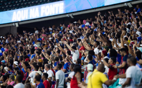 Imagem do artigo Bahia bate recorde na Fonte Nova e torcida faz história no Brasileirão Feminino