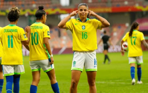 Imagem do artigo Brasil vira sobre a Inglaterra e fecha fase de grupos com 100% no Sub-20